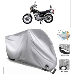 Mondial 150 KT Siyah Arka Çanta Uyumsuz Ultra Kalın Su Geçirmez Motor Brandası