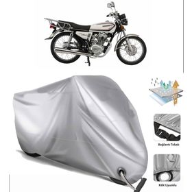 Mondial 150 Masti Siyah Arka Çanta Uyumsuz Ultra Kalın Su Geçirmez Motor Brandası