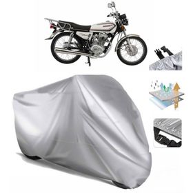 Mondial 150 Masti Siyah Arka Çanta Uyumsuz Ultra Kalın Su Geçirmez Motor Brandası