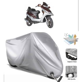Mondial 150 RE Siyah Arka Çanta Uyumsuz Ultra Kalın Su Geçirmez Motor Brandası