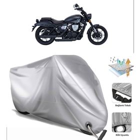 Mondial 250 Nevada Siyah Arka Çanta Uyumsuz Ultra Kalın Su Geçirmez Motor Brandası