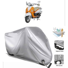 Mondial 50 ZNU Siyah Arka Çanta Uyumsuz Ultra Kalın Su Geçirmez Motor Brandası