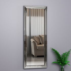 Mone Ayna 40x105 Dekoratif Gümüş Salon Ofis Boy Aynası