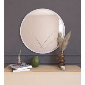 Mone Ayna Dekoratif Modern Desen Yuvarlak Ayna