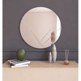 Mone Ayna Dekoratif Modern Desen Yuvarlak Ayna
