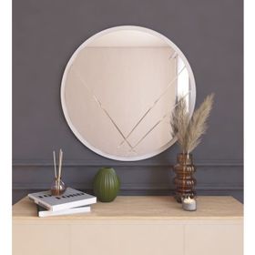 Mone Ayna Dekoratif Modern Desen Yuvarlak Ayna