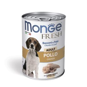 Monge 400 gr Fresh Adult Chicken Tavuk Etli Konserve Yetişkin Köpek Maması