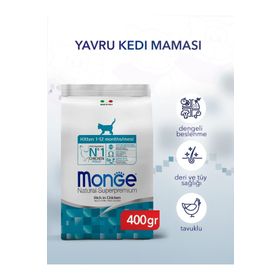 Monge Cat Daily Line Tavuklu 400 gr Yavru Kedi Maması