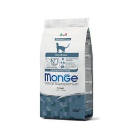 Monge Cat Speciality Line Monoprotein Sterilised 1.5 kg Alabalıklı Kısırlaştırılmış Kedi Maması
