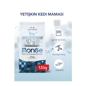Monge Cat Speciality Line Monoprotein Sterilised 1.5 kg Alabalıklı Kısırlaştırılmış Kedi Maması