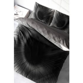 Monohome 36713 Gray Wortex 3D Pamuk Saten Çift Kişilik Nevresim Takımı