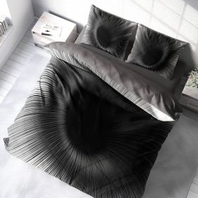 Monohome 36713 Gray Wortex 3D Pamuk Saten Çift Kişilik Nevresim Takımı