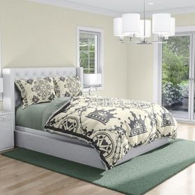 Monohome 40338 King Royal 3D Pamuk Saten Çift Kişilik 200x220 cm Nevresim Takımı