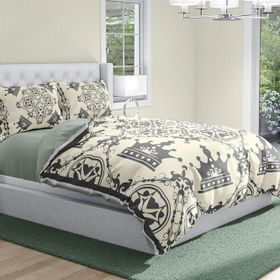 Monohome 40338 King Royal 3D Pamuk Saten Çift Kişilik 200x220 cm Nevresim Takımı