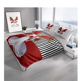 Monohome Angel Fail 3D Pamuk Saten Çift Kişilik 200x220 cm Nevresim Takımı