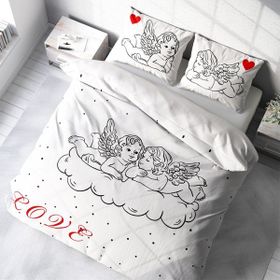 Monohome Angel Modern Renkli Çift Kişilik 200x220 cm Nevresim Takımı