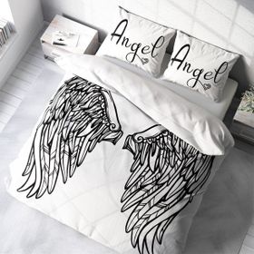 Monohome Angel Wing Modern Renkli Çift Kişilik 200x220 cm Nevresim Takımı