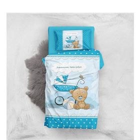Monohome Anneanne Tatlısı 3D Pamuk Saten Bebek 100x150 cm Nevresim Takımı