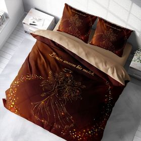 Monohome Anneler Günü Iıı 3D Renkli Çift Kişilik 200x220 cm Nevresim Takımı