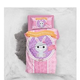 Monohome Annesinin Birtanesi 3D Pamuk Saten Renkli Bebek 100x150 cm Nevresim Takımı