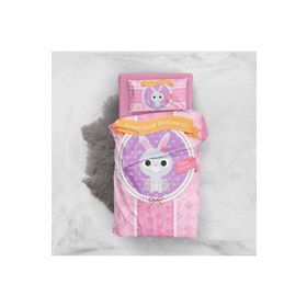Monohome Annesinin Birtanesi 3D Pamuk Saten Renkli Bebek 100x150 cm Nevresim Takımı