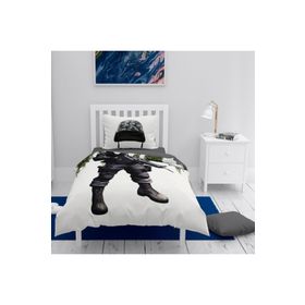Monohome Asker 3D Pamuk Saten Renkli Çocuk 160x220 cm Nevresim Takımı