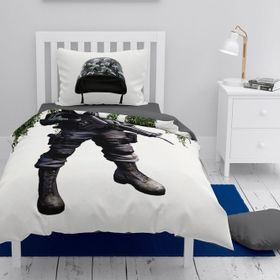 Monohome Asker 3D Pamuk Saten Renkli Çocuk 160x220 cm Nevresim Takımı
