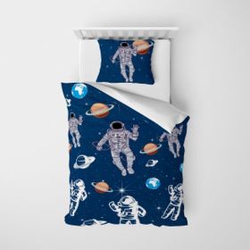 Monohome Astro Blue 3d Pamuk Saten Çocuk Nevresim Takımı