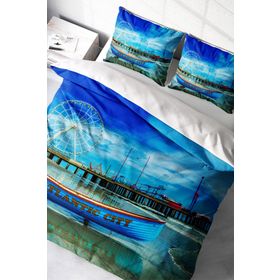 Monohome Atalanta City Modern Renkli Çift Kişilik 200x220 cm Nevresim Takımı