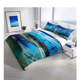 Monohome Atlanta 3D Pamuk Saten Çift Kişilik 200x220 cm Nevresim Takımı