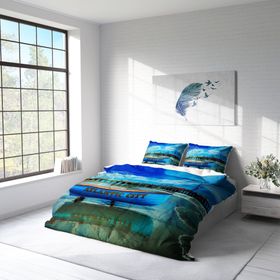 Monohome Atlanta 3D Pamuk Saten Çift Kişilik 200x220 cm Nevresim Takımı