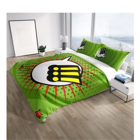 Monohome Attention Please 3D Renkli Çift Kişilik 200x220 cm Nevresim Takımı