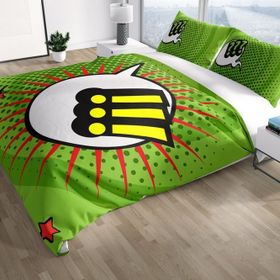 Monohome Attention Please 3D Renkli Çift Kişilik 200x220 cm Nevresim Takımı