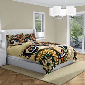 Monohome Authentic Klasik Renkli Çift Kişilik 200x220 cm Nevresim Takımı
