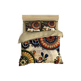 Monohome Authentic Klasik Renkli Çift Kişilik 200x220 cm Nevresim Takımı