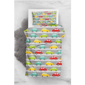 Monohome Baby Car 3d Pamuk Saten Bebek Nevresim Takımı