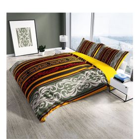 Monohome Baroque 3D Pamuk Saten Çift Kişilik 200x220 cm Nevresim Takımı