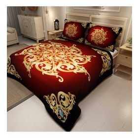 Monohome Baroque Design Jakar Dokuma Pamuklu 3D Dijital Baskı Pike Takım