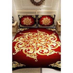 Monohome Baroque Design Jakar Dokuma Pamuklu 3D Dijital Baskı Pike Takım