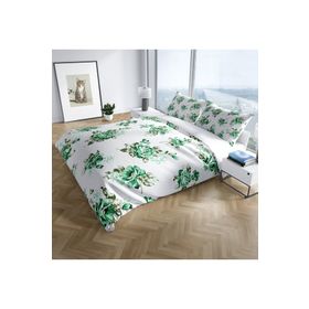 Monohome Bi Garden 3D Pamuk Saten Çift Kişilik 200x220 cm Nevresim Takımı