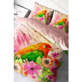 Monohome Bird Nest Naturel Renkli Çift Kişilik 200x220 cm Nevresim Takımı