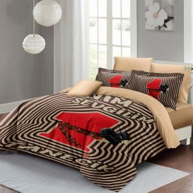 Monohome Bitanecik Sevgilim 200x220 cm Kırmızı Beyaz Sevgililer Günü Çift Kişilik Pamuk Saten Nevresim Takımı