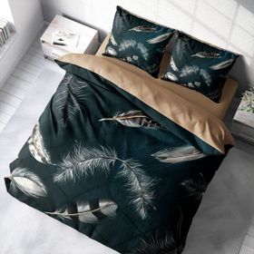 Monohome Black Feather 3D Çift Kişilik Nevresim Takımı