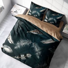 Monohome Black Feather 3D Çift Kişilik Nevresim Takımı