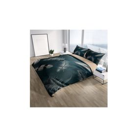 Monohome Black Feather 3D Renkli Çift Kişilik 200x220 cm Nevresim Takımı