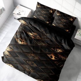 Monohome Black Suite 3D Pamuk Saten Çift Kişilik Nevresim Takım
