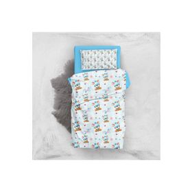 Monohome Blue Beer 3D Pamuk Saten Bebek 100x150 cm Nevresim Takımı