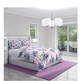 Monohome Blue Line 3D Pamuk Saten Çift Kişilik 200x220 cm Nevresim Takımı