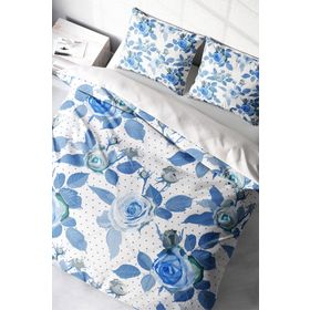Monohome Blue Rose Freshness Naturel Renkli Çift Kişilik 200x220 cm Nevresim Takımı