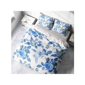Monohome Blue Rose Freshness Naturel Renkli Çift Kişilik 200x220 cm Nevresim Takımı